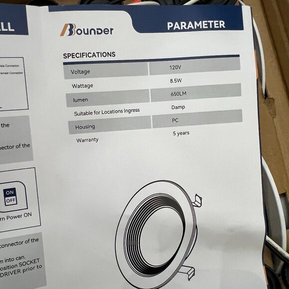 12 Pack 4" LED Recessed Lights - Picture 6 of 9